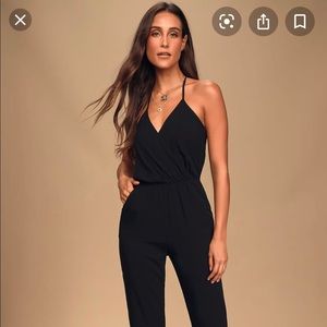 Halter jump suit